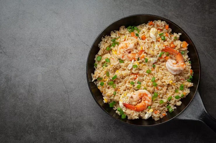 Chilli Garlic Fried Rice Egg