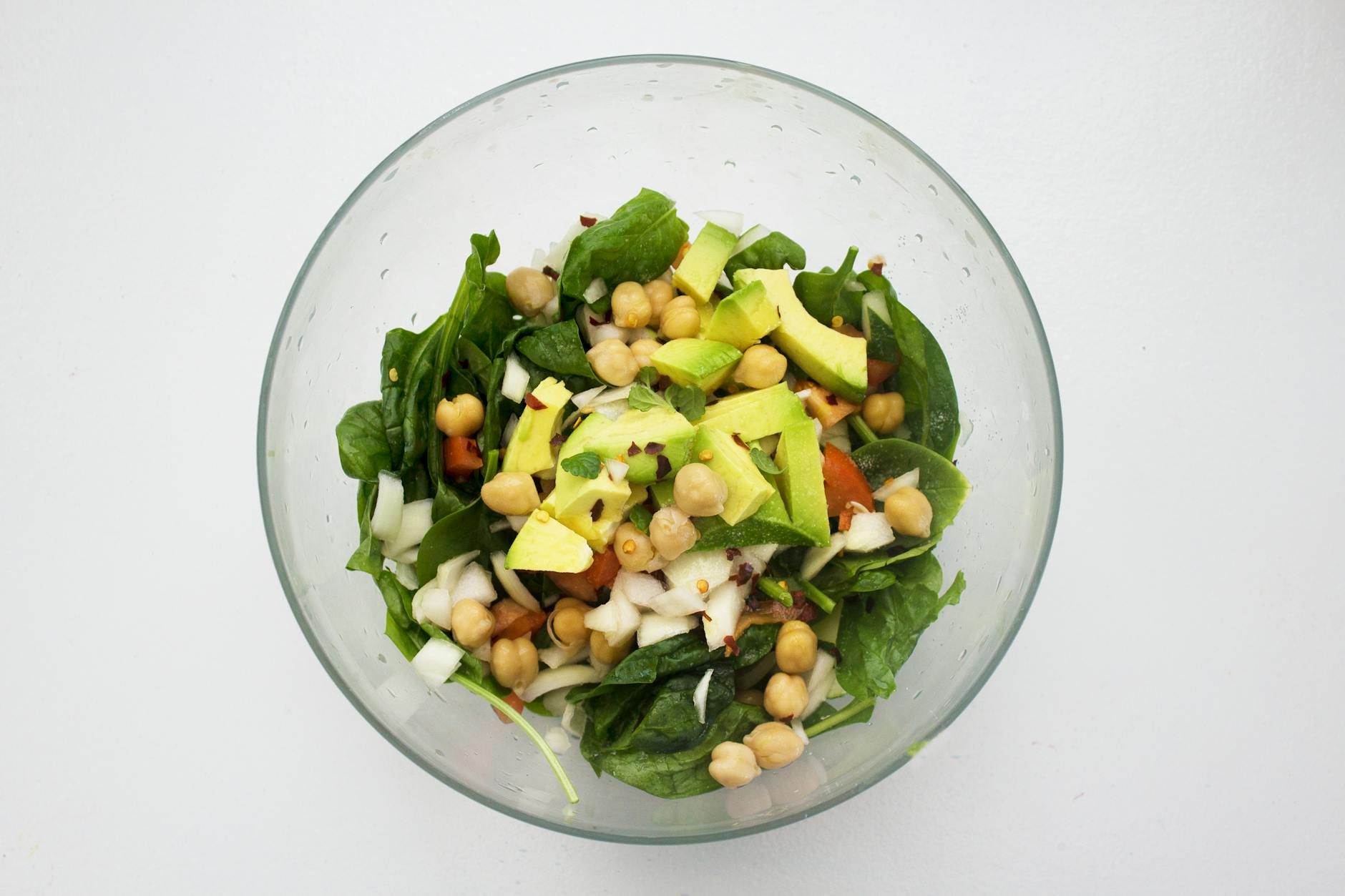 Boiled Channa Salad