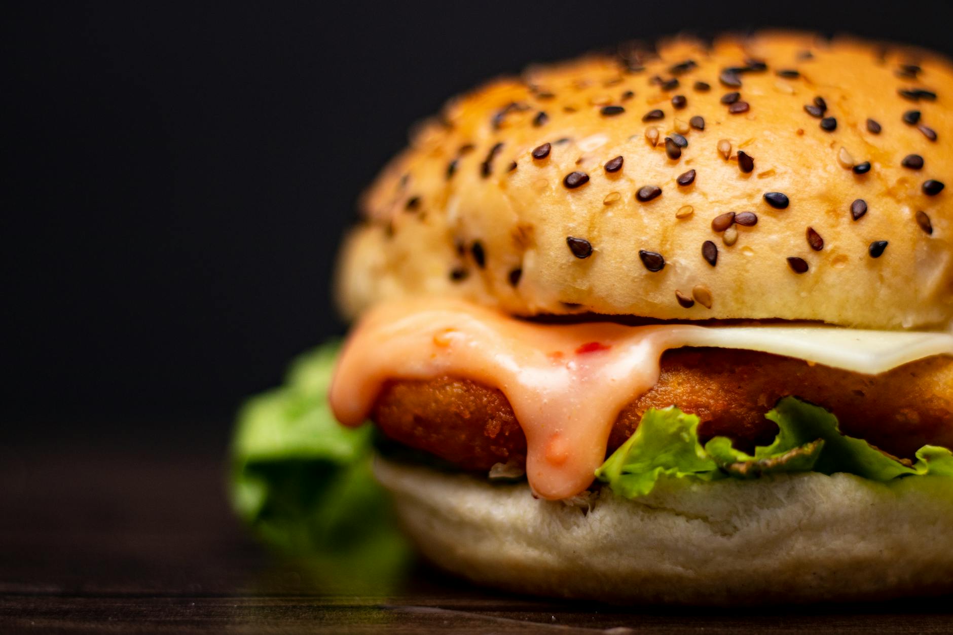 Chicken Chilli Lava Burger