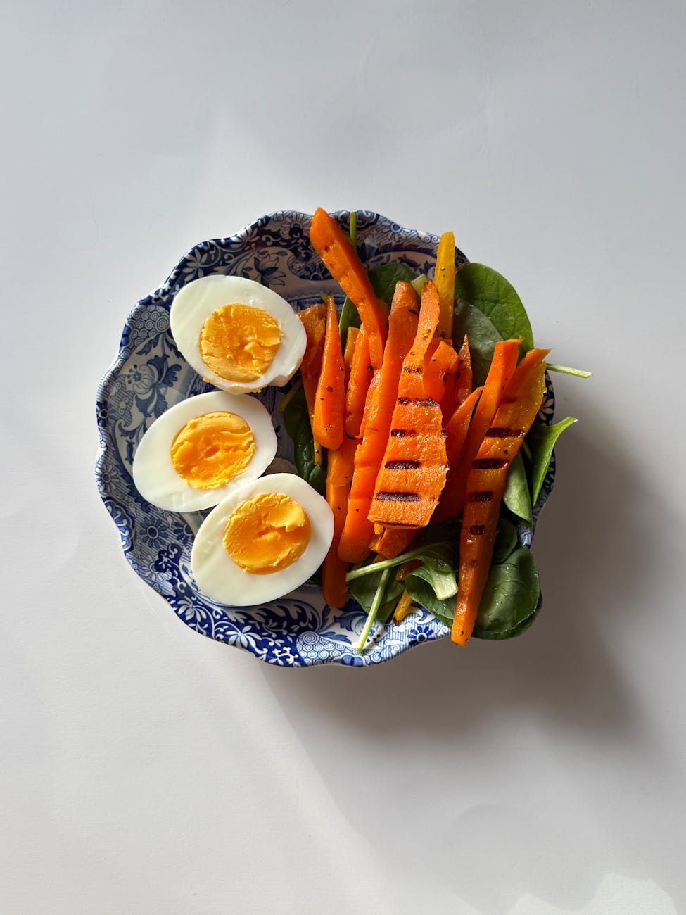 Grilled Boiled Egg Salad