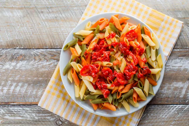 Mix Sauce Pasta Veg